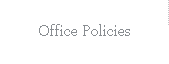 Office Policies